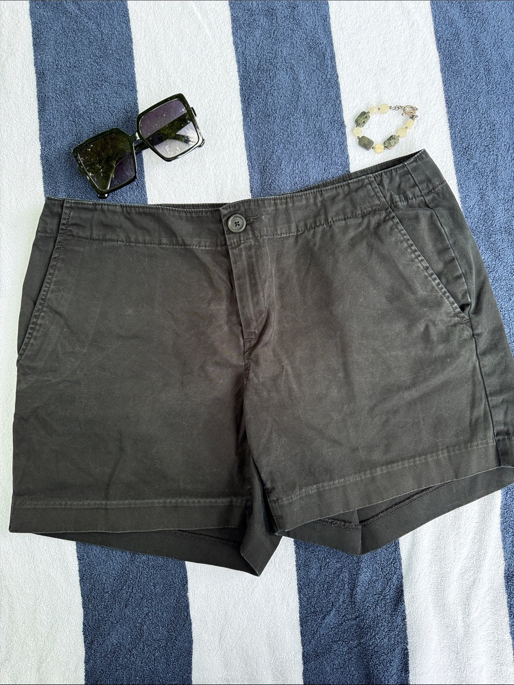 Banana Republic Black Casual Chino Shorts